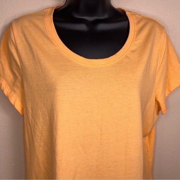 SET OF TWO TEES JUNIORS 19 XXL ORANGE YELLOW VIBRANT CASUAL LIGHTWEIGHT - Picture 14 of 16